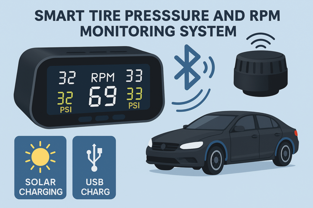 Tire Pressure & RPM Monitoring System | Smart Auto Tech by Wilnet